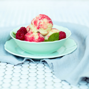 Ice Cream with Berry